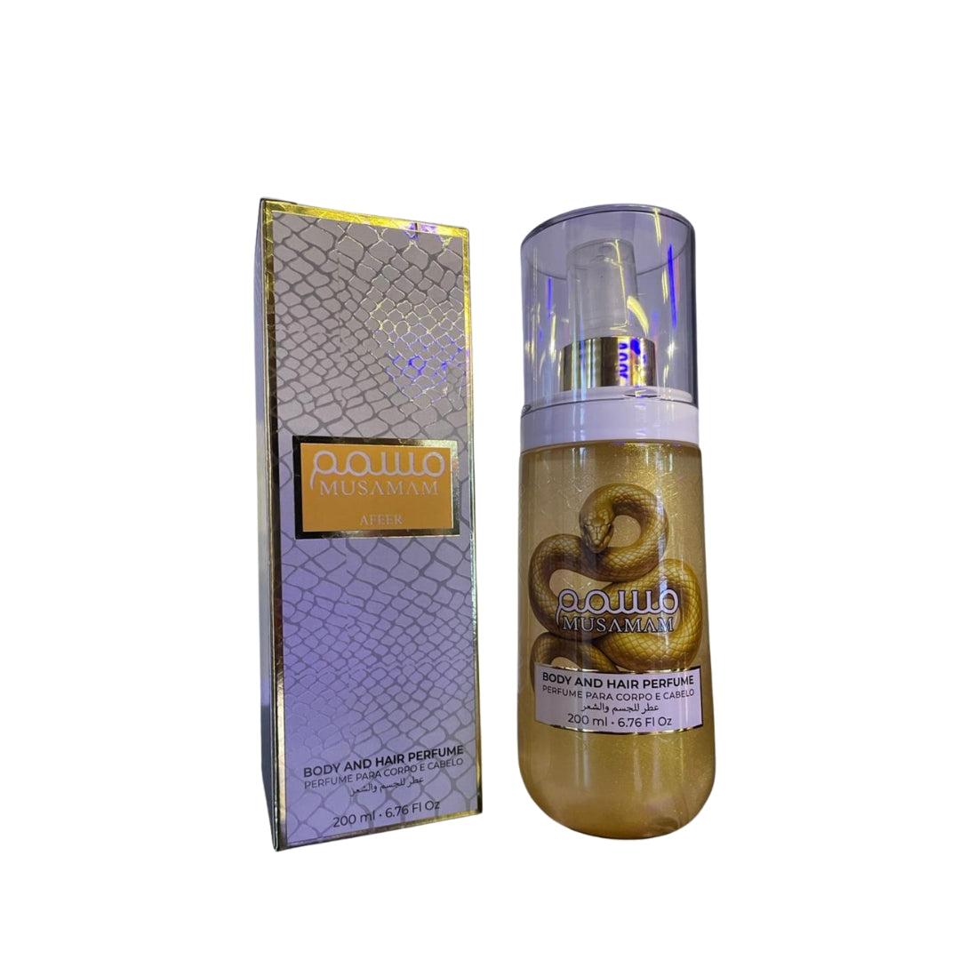 PERFUME AFEER BODY AND HAIR MUSAMAN WHITE 200ML