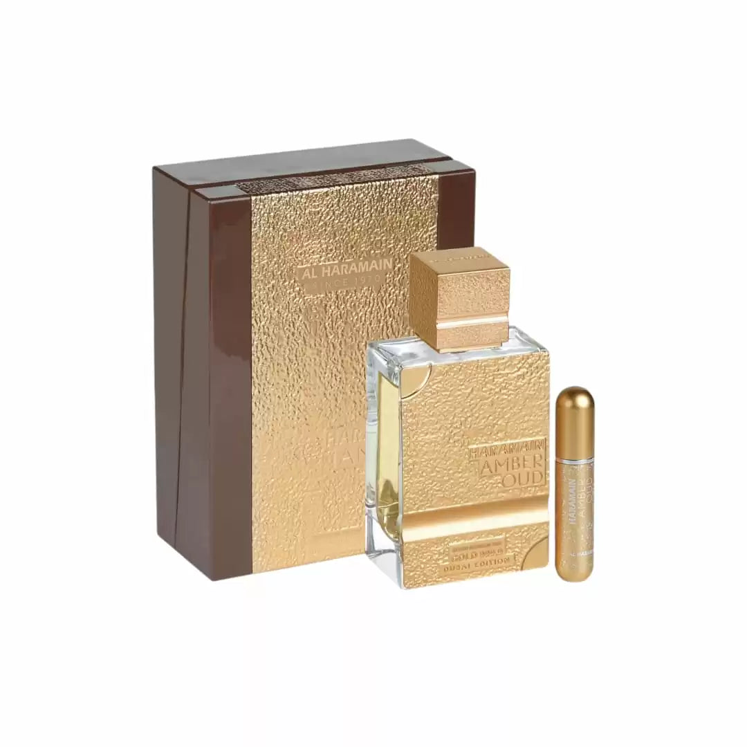PERFUME AL HARAMAIN AMBER OUD GOLD 999.9 DUBAI EDITION 100ML UNISEX