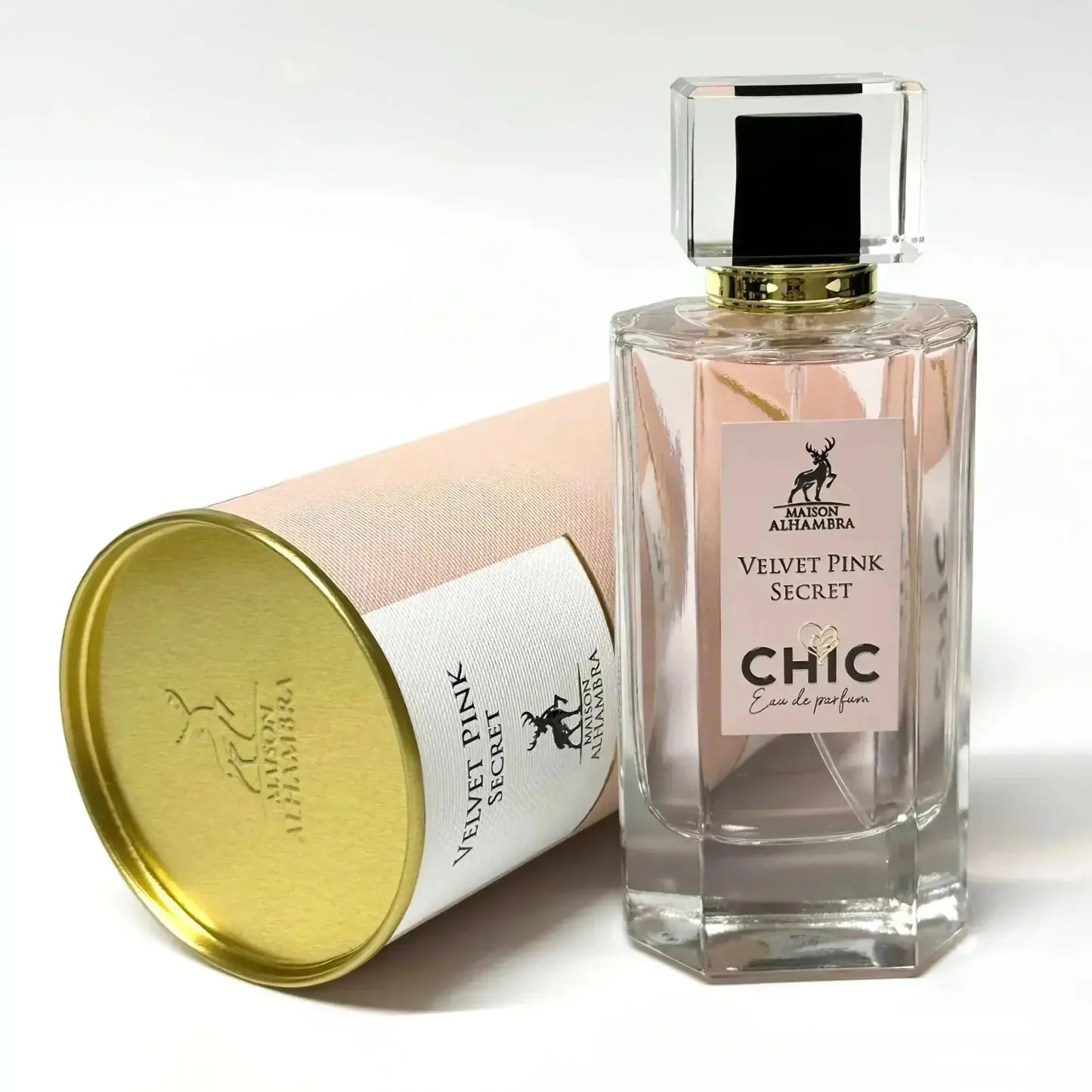 PERFUME MAISON ALHAMBRA CHIC VELVET PINK SECRET EDP 100ML-FEM