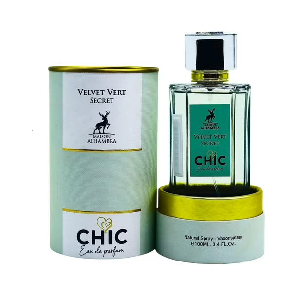 PERFUME MAISON ALHAMBRA CHIC VELVET VERT SECRET EDP 100ML-FEM