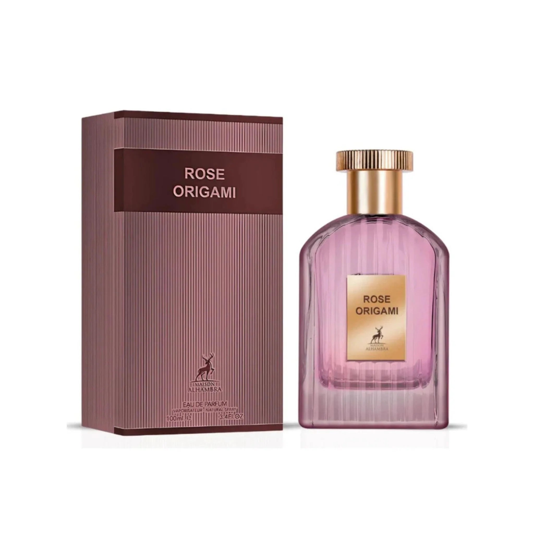 PERFUME MAISON ALHAMBRA ROSE ORIGAMI EDP  100ML-FEM