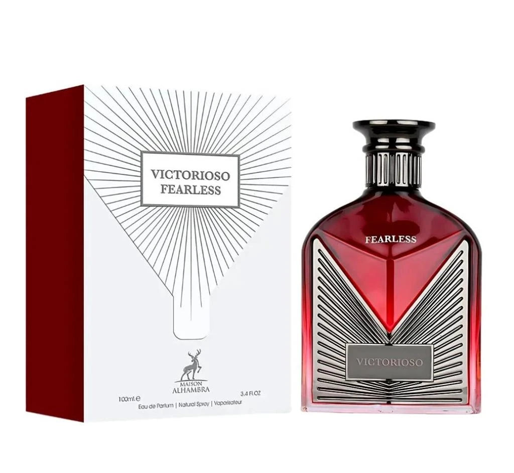 PERFUME MAISON ALHAMBRA VICTORIOSO  FEARLESS EDP 100ML-UNISEX